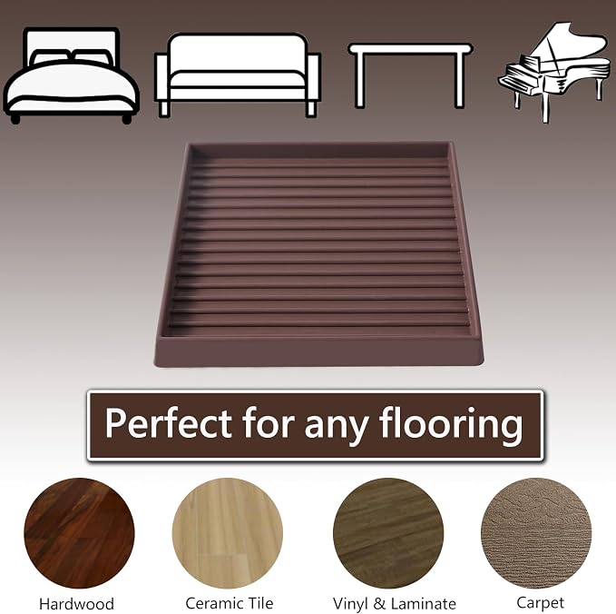 Jayen Non Slip Furniture Caster Cups Coasters Pads - Image 2
