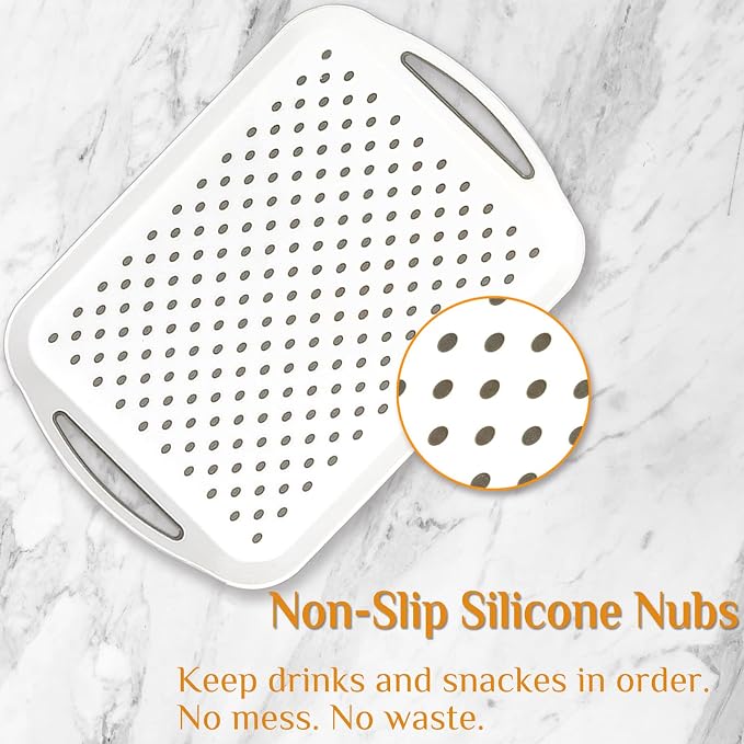 17.7" x 12.5" Anti-Slip Serving Trays - Image 3