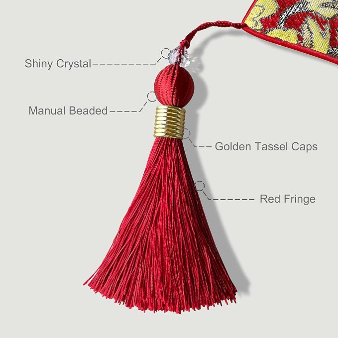Exquisite Red Table Runner Large 108 Inch Vintage European Floral Chenille | - Image 4