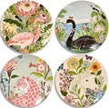 11 Inch Dinner Plates Set of 4, Ceramic Large Kitchen Plates | Ideal by ANCYDPMI
