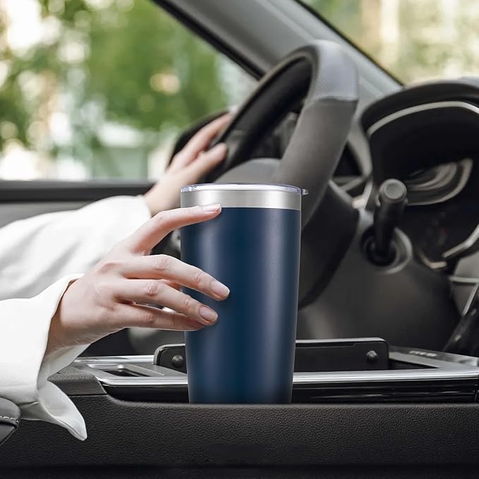 20 oz Tumbler with Lid Stainless Steel Insulated Tumblers Bulk Cups Mug | - Image 5
