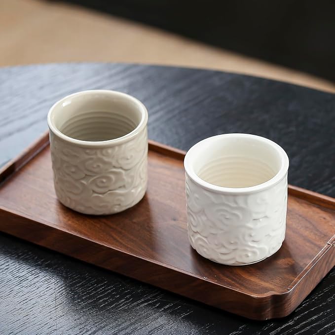 Ceramic Espresso Cups Set of 4-3oz Demitasse Cups - Image 7