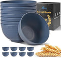 HOTEC BPA Free Unbreakable Wheat Straw Cereal Bowls by Hotec