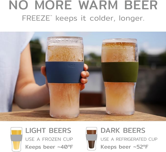 Host Freeze Beer Glasses, Freezable Beer Gifts - Image 2