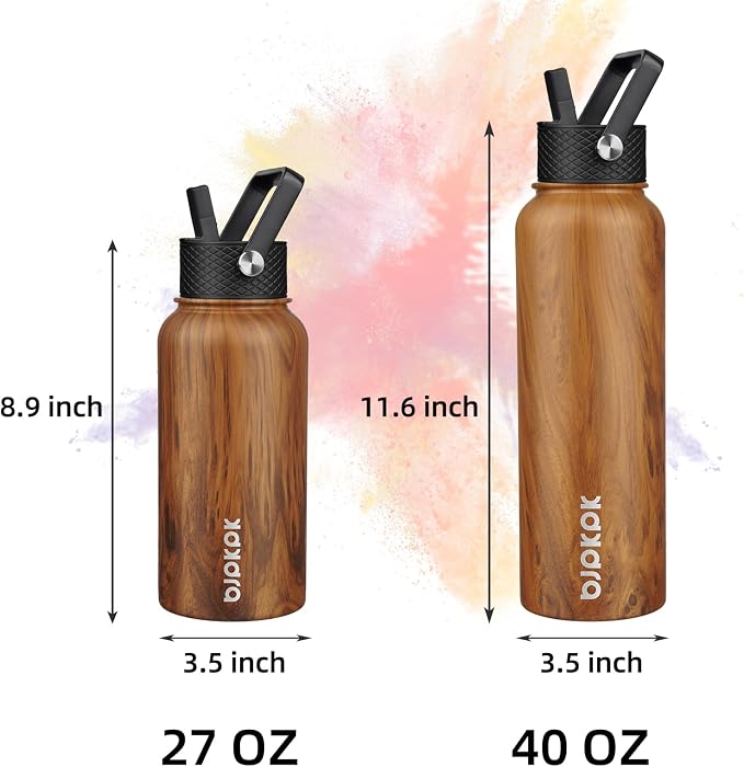 BJPKPK 40oz Insulated Water Bottle - Image 4
