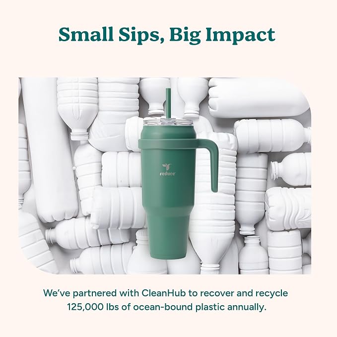 Reduce Reusable 50 oz Cold1 Water Tumbler – Ergonomic Handle – Double-Wall - Image 8