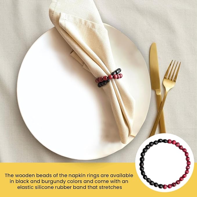 Napkin Rings Set of 6 - Image 4