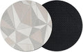 Coasters Set of 2, Geometric Minimalist Round Drink Coasters by Unknown