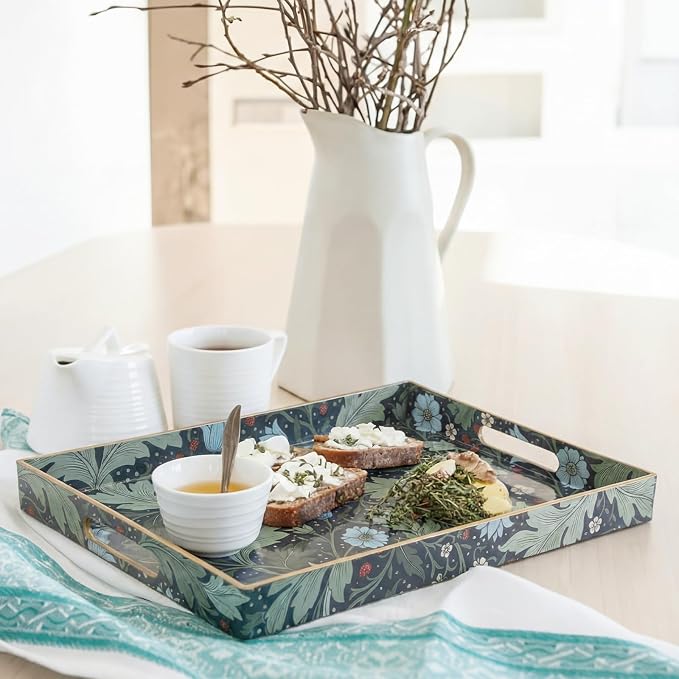 2 Pcs Serving Trays with Handle Plastic Tray - Image 5