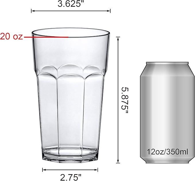 Amazing Abby - Affinity - 20-Ounce Plastic Tumblers, Shatter-Proof, - Image 4