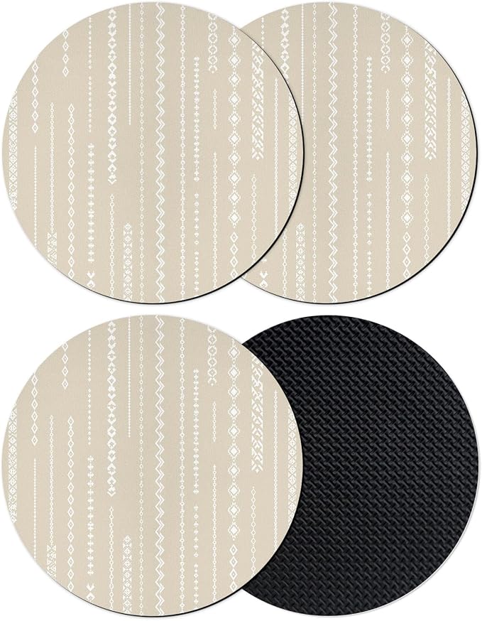 Modern Geometric Coasters Set of 4 Absorbent Coasters by Unknown