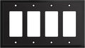 Modern Edge Decorative Wall Plate Switch Plate Outlet Cover, Durable Solid Zinc by HenneBery