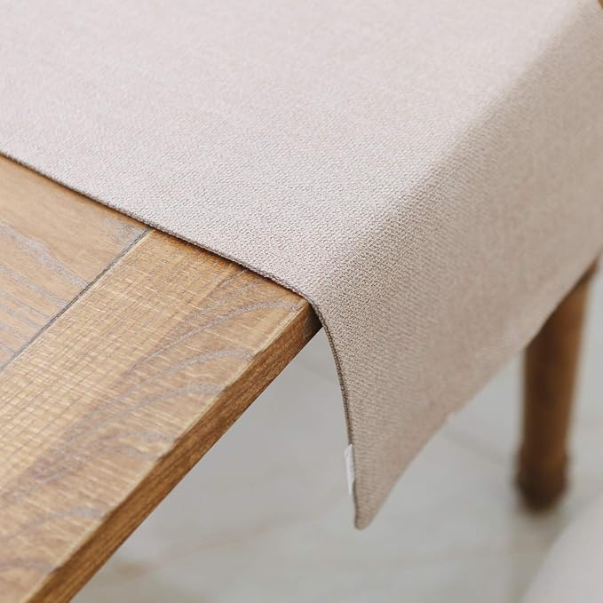2 Piece Fabric in 1 Soft Faux Linen Table Runner - Image 2