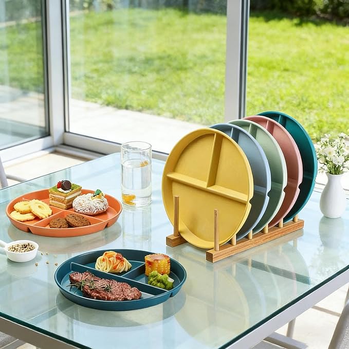 Delphinus 8 Pack 9 Inch Divided Plates - Image 8