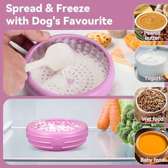 Dog Lick Bowl, Animire Freeze Lick Mat - Image 4