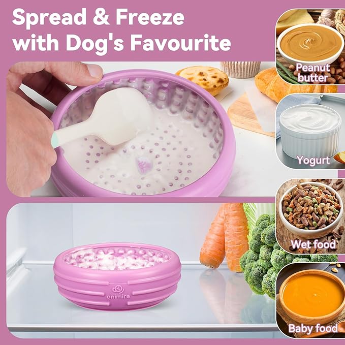 Dog Lick Bowl, Animire Freeze Lick Mat - Image 4