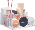 STORi Clear Plastic Small Countertop Vanity Makeup Organizer, Compact by STORi