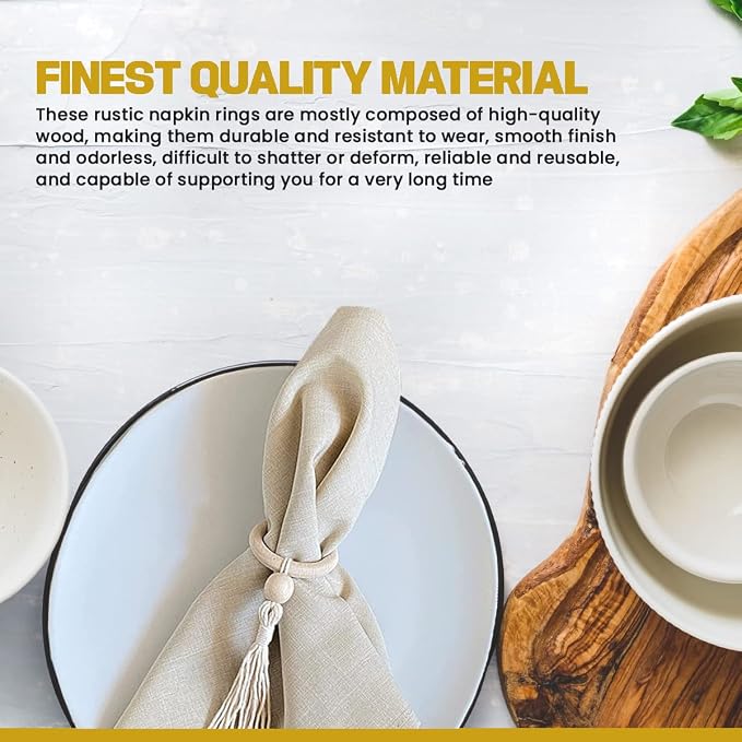 Napkin Rings Set of 6 - Image 4