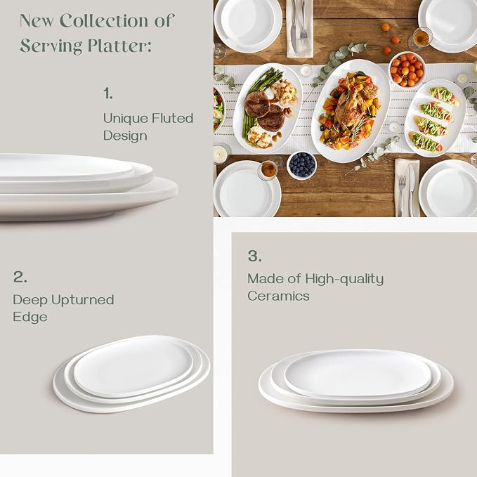DOWAN Large Serving Platter, Serving Dishes - Image 7