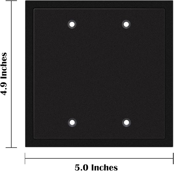 Modern Edge Decorative Wall Plate Switch Plate Outlet Cover, Durable Solid Zinc - Image 3