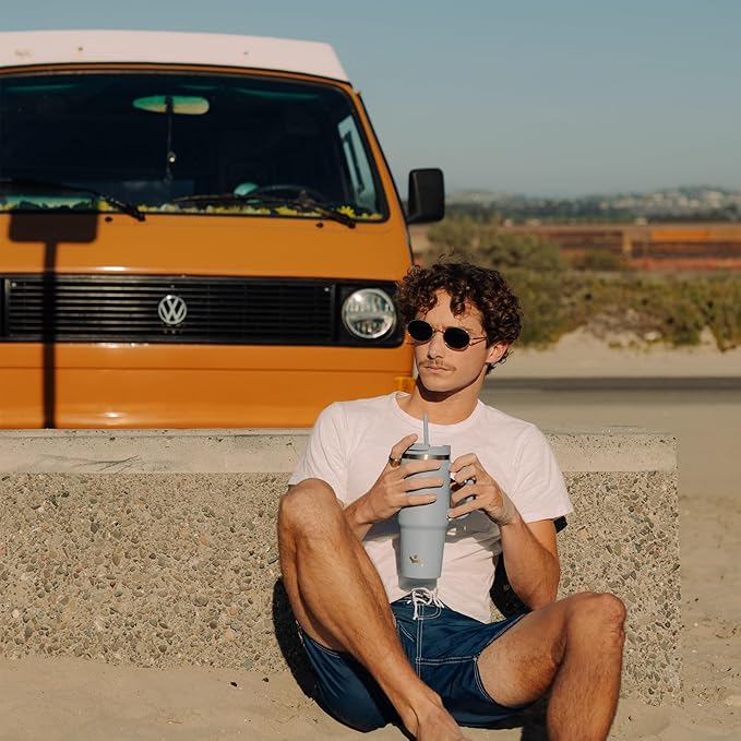 Konokyo 40 oz Insulated Tumbler Water Bottle - Image 5