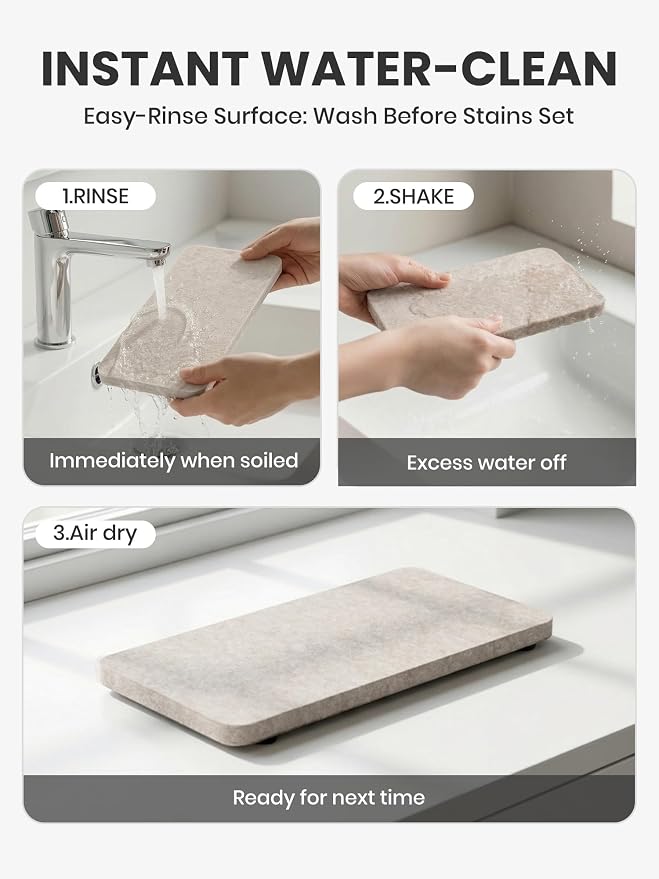 Fluxynara Felt Coasters for Drinks, Mixed Sizes, Charcoal Gray | 8 x 4 and 4 x - Image 7