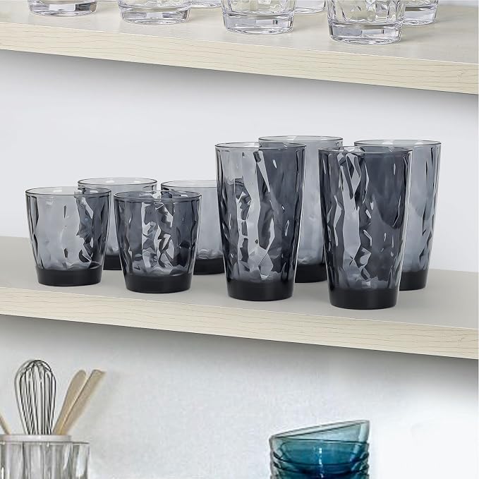Topsky Plastic Tumblers Reusable, Shatter Proof Cups Drinking Glasses, - Image 7