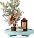 Round Decorative Tray Farmhouse Kitchen Decor Soap Dish, Lightweight, Easy Clean by zoocatia