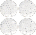 Lenox 895696 Blue Bay Dots 4-Piece Dinner Plate Set by Lenox