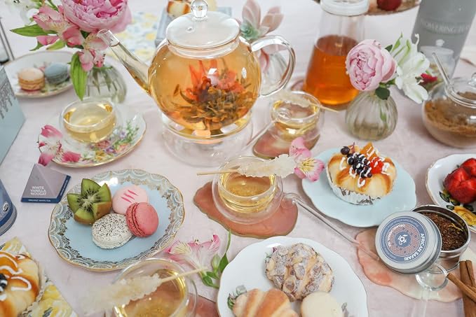 Teabloom Stovetop & Microwave Safe Glass Teapot - Image 2