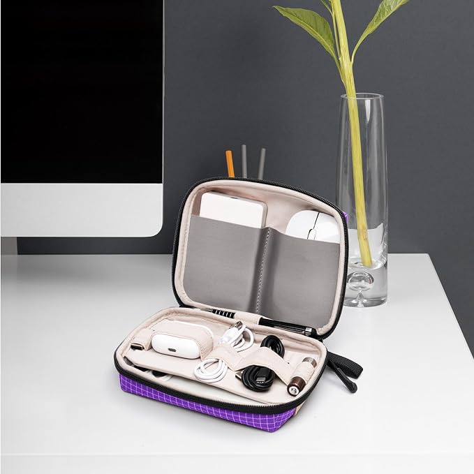 Electronics Organizer Cord Organizer Travel, Small Tech Bag - Image 7