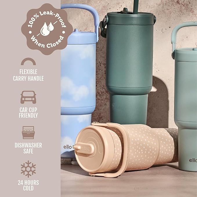 Ello Oasis Go+ 26oz Insulated Stainless Steel Tumbler - Image 4