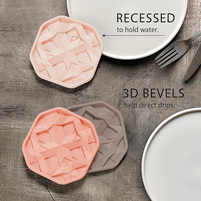UMIRRO Silicone Drink Cup Coasters Set of 6 - Image 2