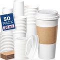 Fit Meal Prep 50 Pack 20 oz Disposable Coffee Cups by FMPBRANDS