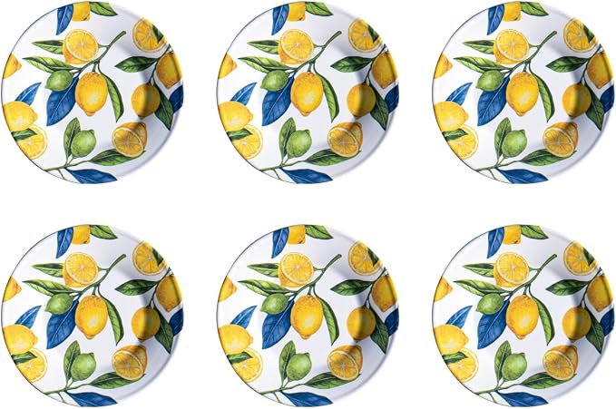 Lemon Orchard NewWave Melamine Salad Plate by Unknown