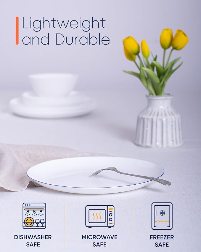 10.5 Inch Dinner Plate Set of 6, suitable - Image 6