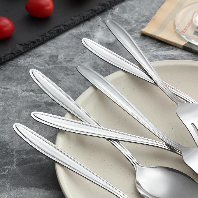 Unokit Forks and Spoons Silverware Set - Image 4