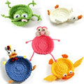 Crochet Animal Coasters Pop Up, Crochet Coasters 3D Funny Animal Mug Rug Drink by Unknown