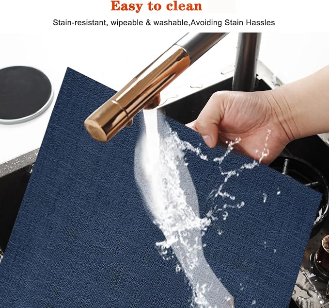 Placemats Set of 8, Heat and Stain Resistant Indoor/Outdoor Place mats - Image 5