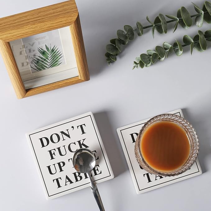 Ceramic Coasters Absorbent for Drinks, Coaster - Image 2