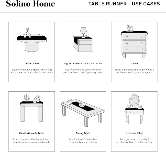 Solino Home 100% Pure Linen Table Runner Olive Woven, Athena 14 x 36 in | Table - Image 7