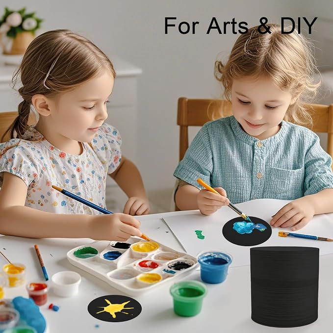 Disposable Paper Bar Coasters 400 Pcs Black 4 Inch Coasters - Image 4