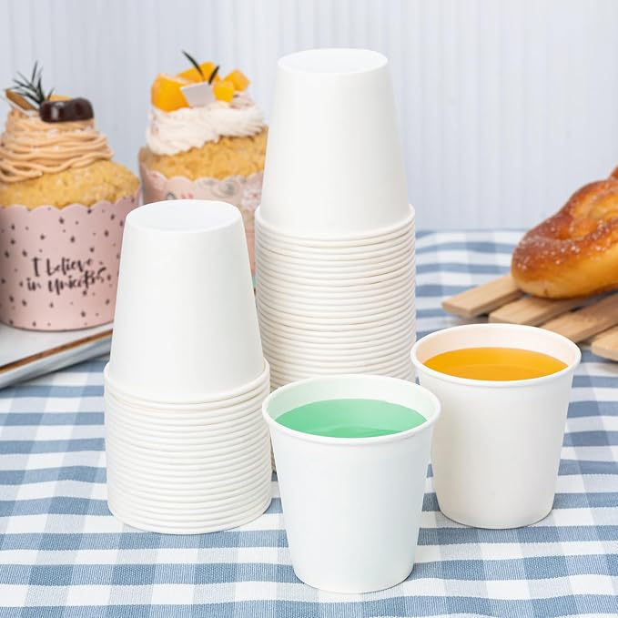 RACETOP 3 oz Bathroom Paper Cups, 3000 Pack, Disposable Mouthwash Cups | - Image 2