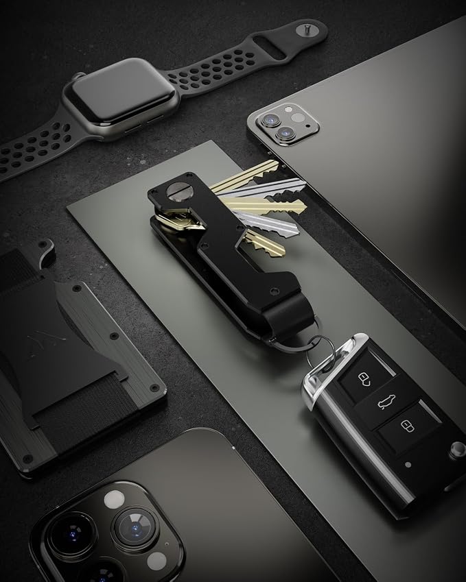 Key Organizer Compact Key Holder Metal Key Chain Minimalist key case key holder - Image 5