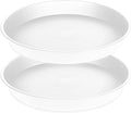2 Pack of 20 21 inch Plant Saucer Round, Deep Plant Saucers by Bleuhome