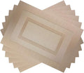 PIGCHCY Placemats Set of 6, Washable Woven Vinyl Kitchen Table Mats Non Slip by PIGCHCY