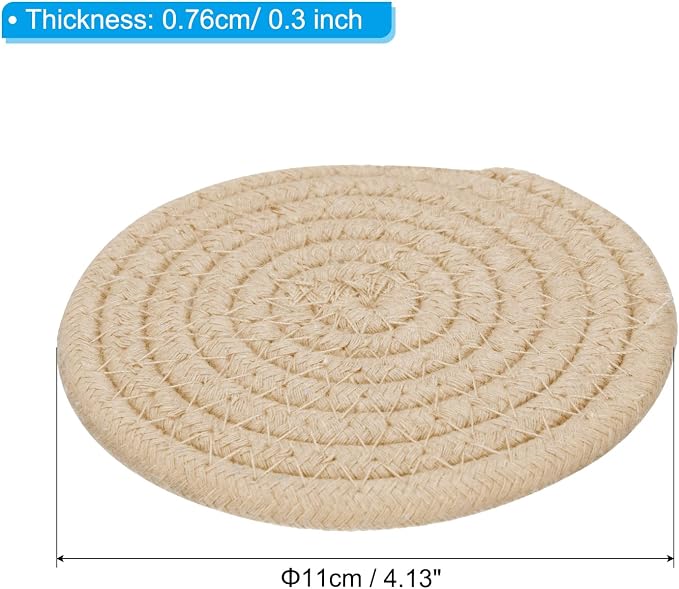 uxcell 8 Pcs Drink Coasters - Image 2