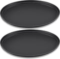 FillTouch 2 Pcs Restaurant Serving Trays PP Plastic Non Slip Rubber Lined Large by FillTouch