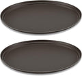 FillTouch 2 Pcs Restaurant Serving Trays PP Plastic Non Slip Rubber Lined Large by FillTouch