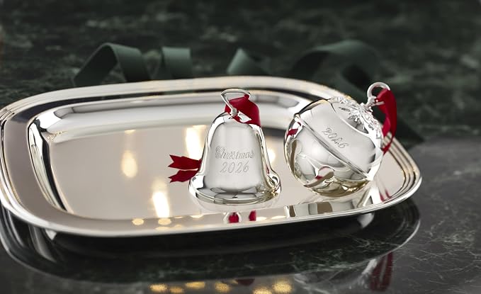 Reed & Barton Derby Silverplate Square Serving Tray, Coffee Table Decor | hand - Image 3